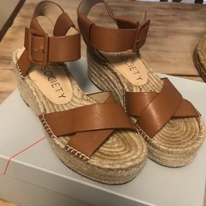 Sole Society Woven Wedges